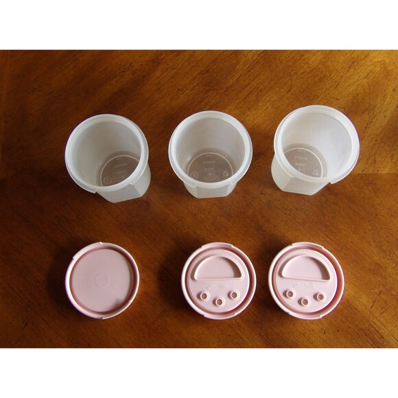 TUPPERWARE Modular Mates Pantry Lot 12x Containers w/Lids Pastel Pink - Picture 10 of 16